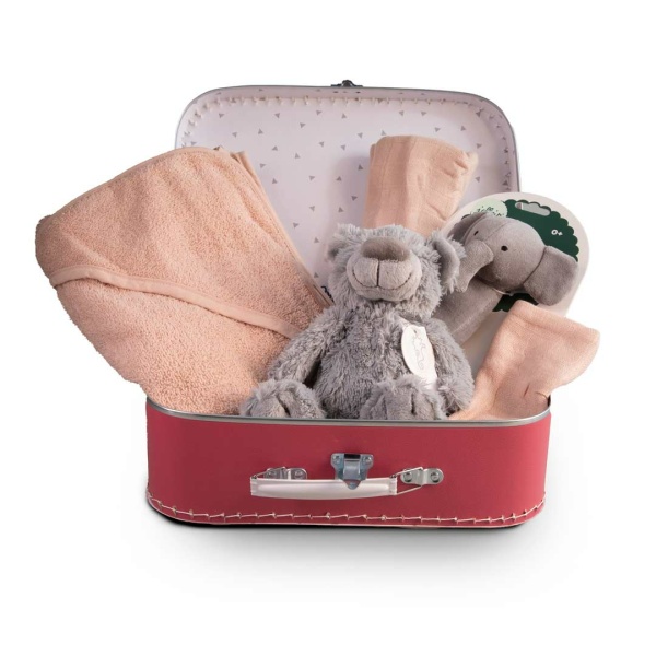 koffertje cosy pink front
