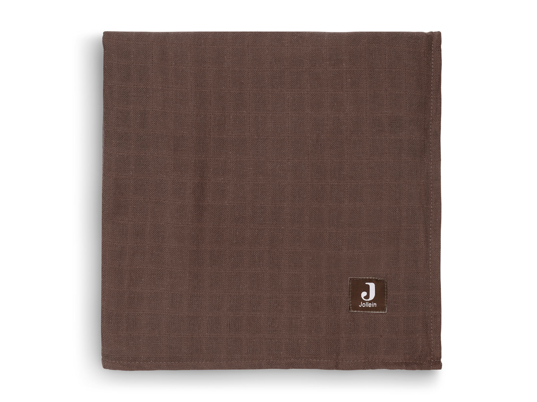 multidoek-jollein-brown hydrofiele doek bruin jollein