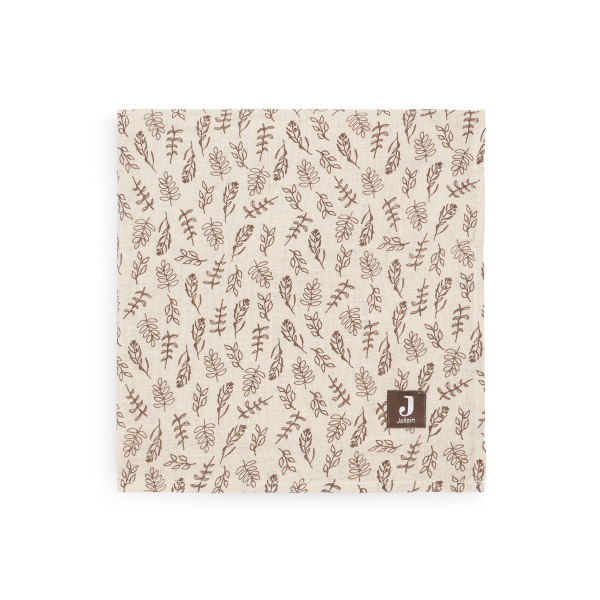 hydrofiele doek bruin flower jollein