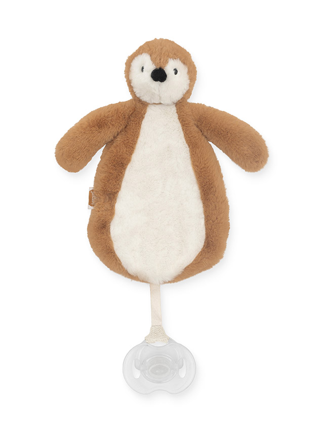 speendoekje-pinguin-jollein-caramel speendoekje penguin caramel